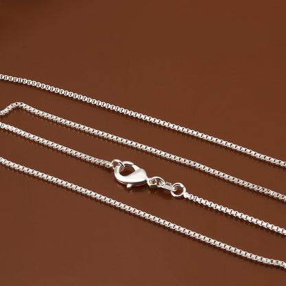 Box Chain Sterling 925 Silver