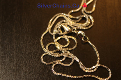 Box Chain Sterling 925 Silver