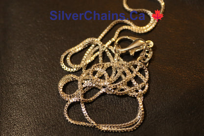 Box Chain Sterling 925 Silver